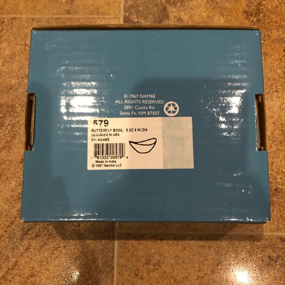 New Nambé Butterfly Bowl - 6" - Picture 5 of 6